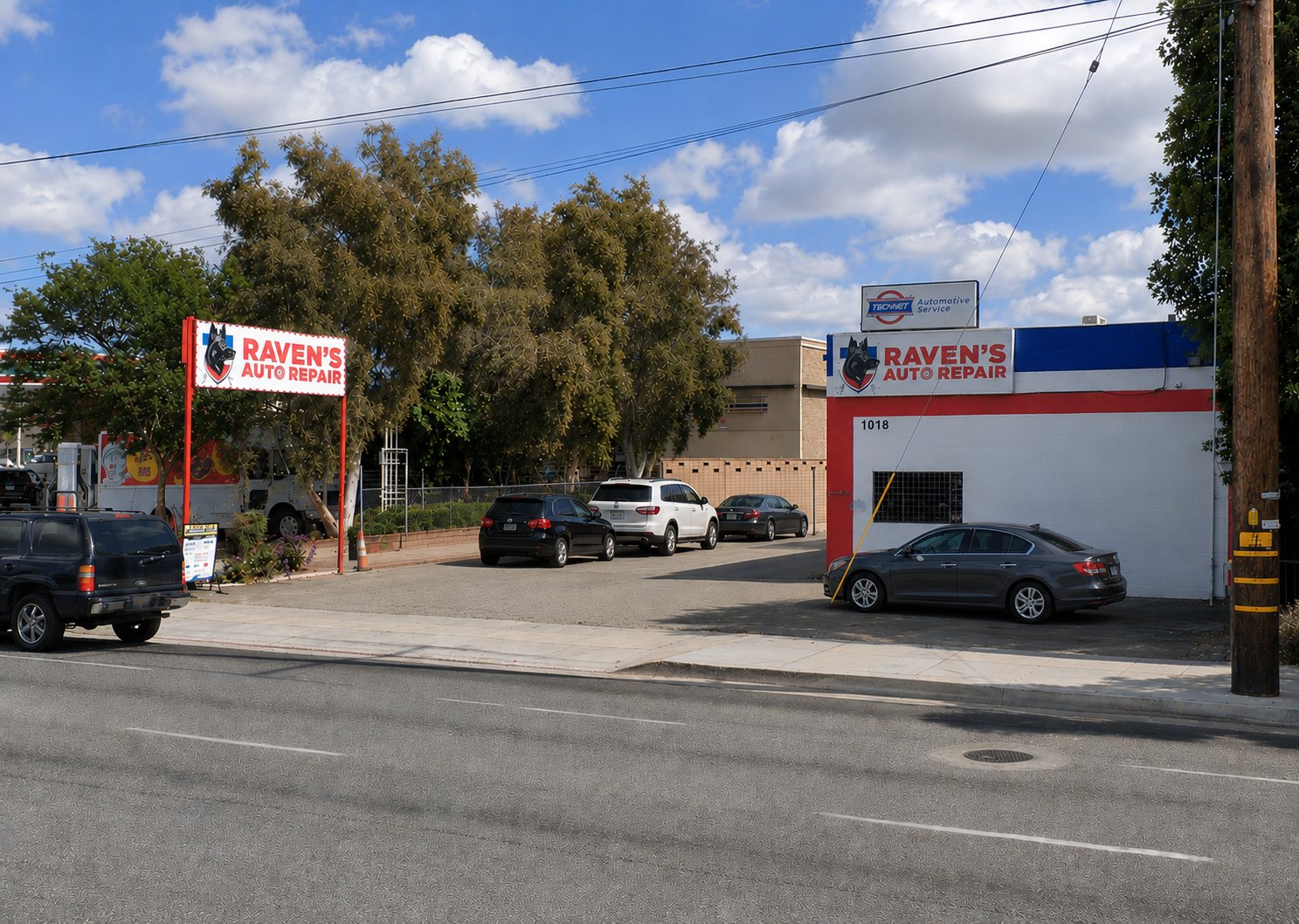 Raven's Auto Repair Fullerton location