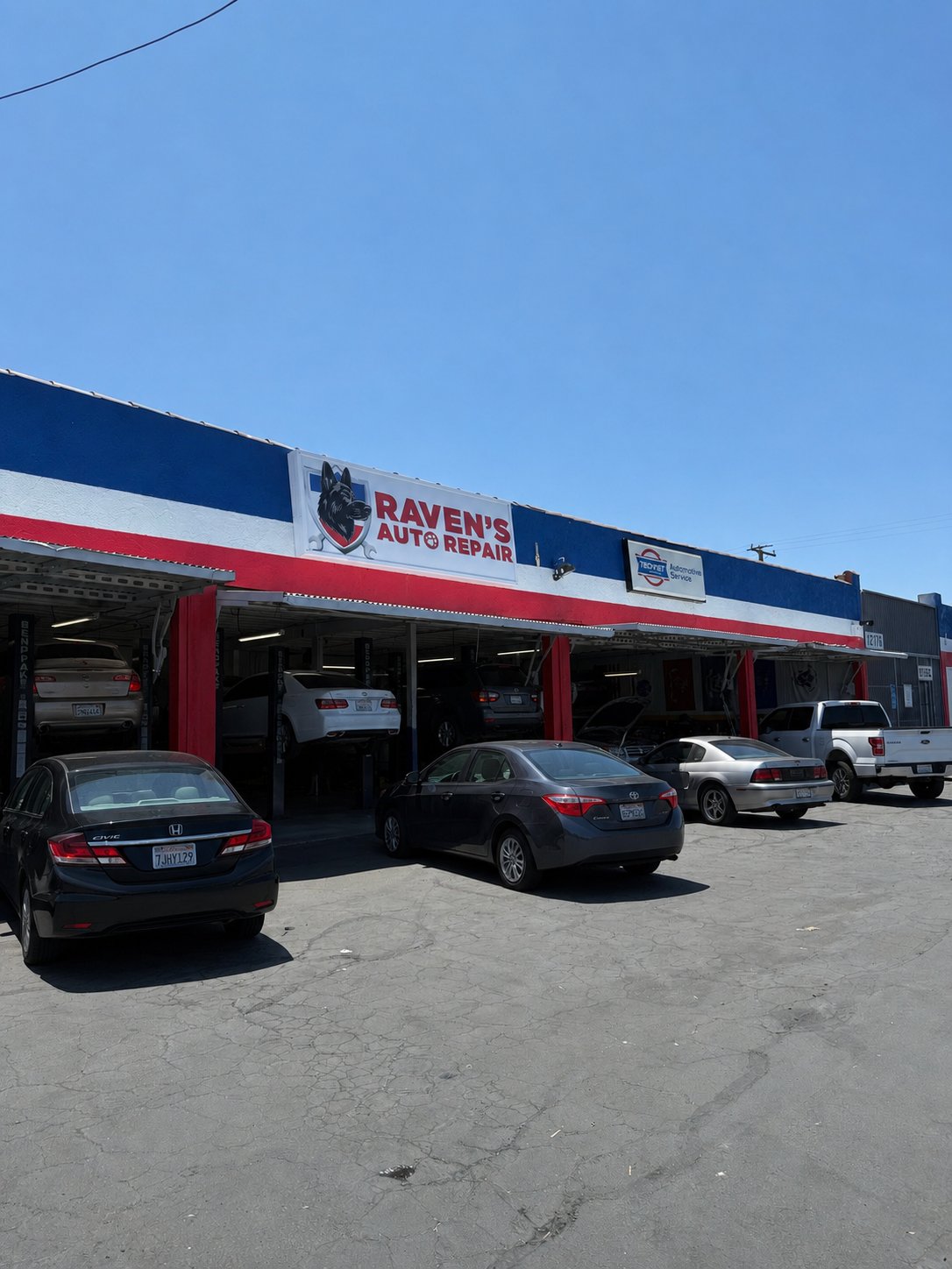 Raven's Auto Repair Garden Grove location